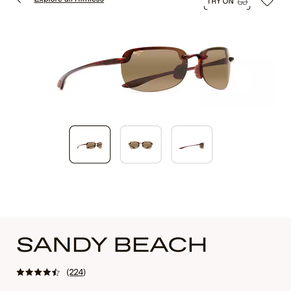 Maui Jim Sandy Beach Sunglasses - Brown